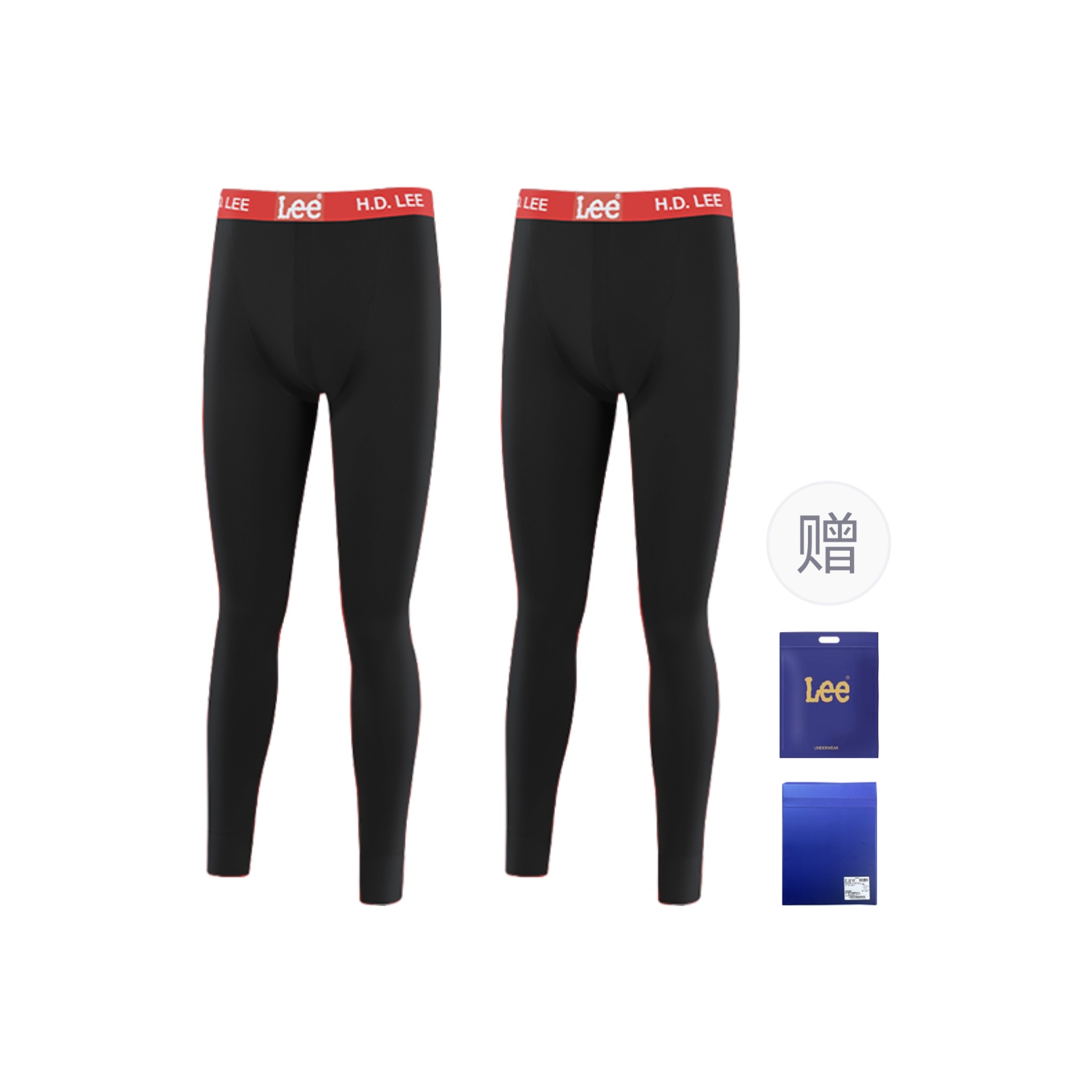 

Комплект из 3 мужских термоштанов Sunset 10 Lee, shiny красный черный+shiny красный черный