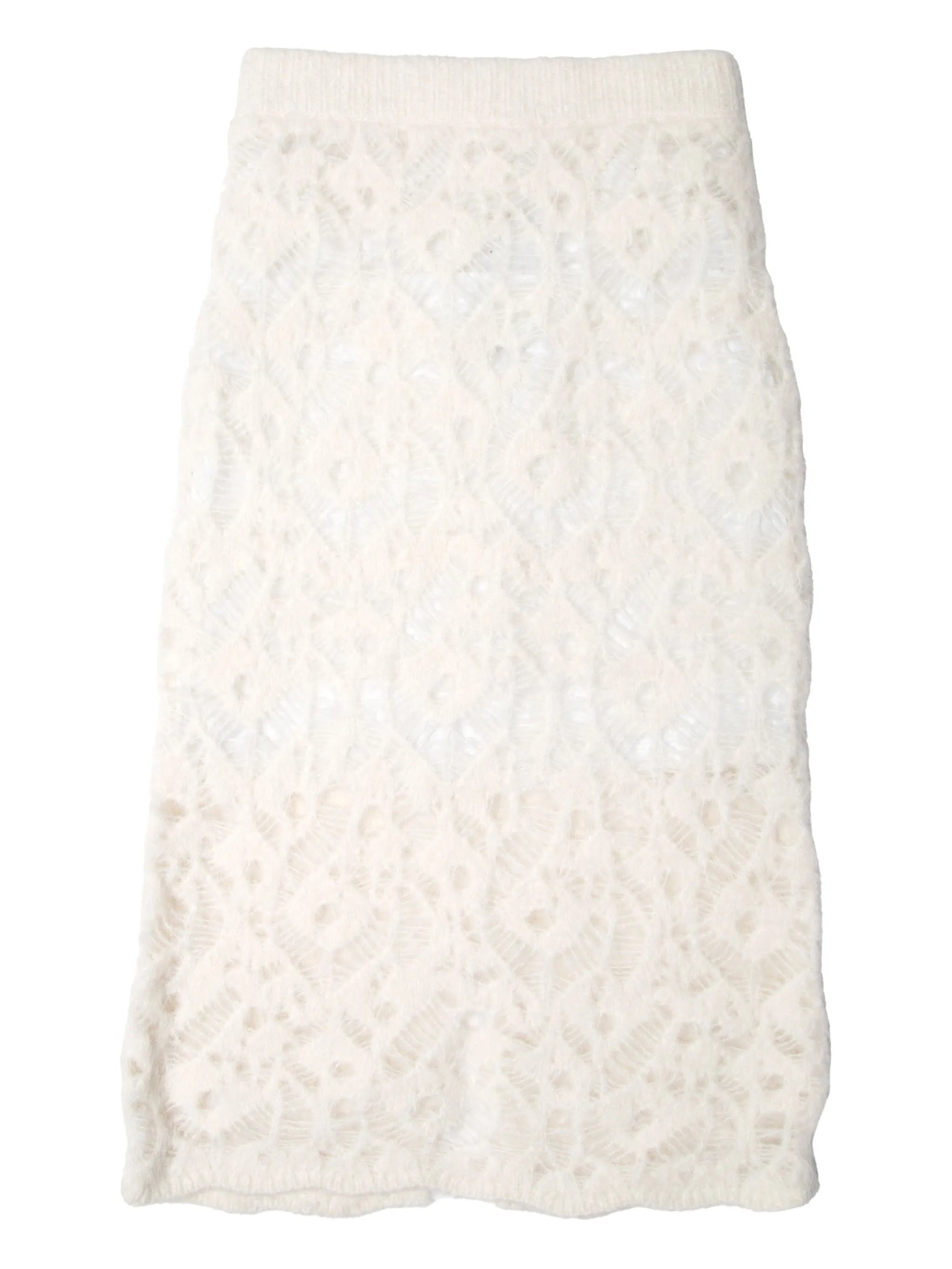 

Юбка рыхлой вязки Muller Of Yoshiokubo, белый
