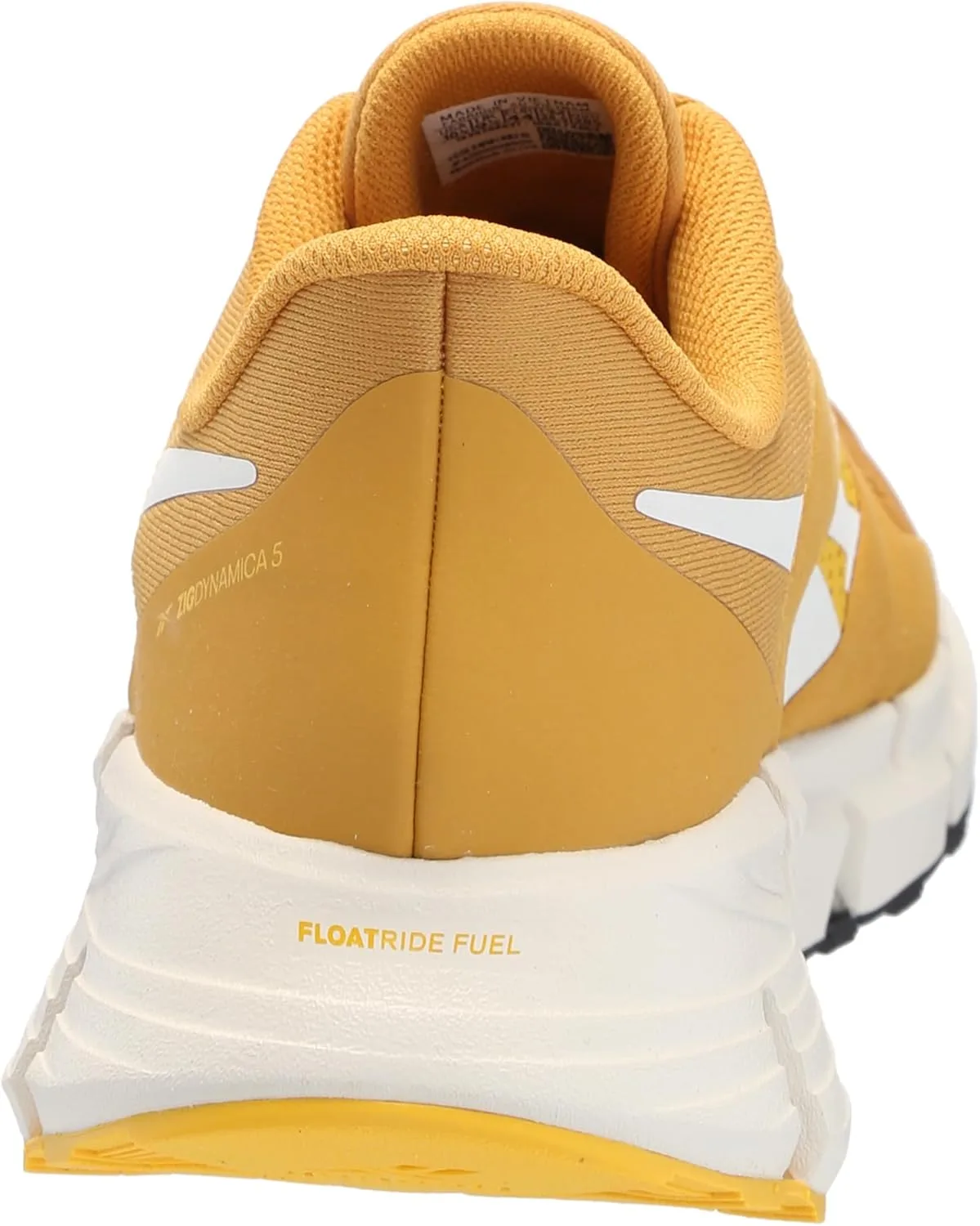 Кроссовки Reebok унисекс Zig Dynamica 5, желтый/золотой — фото 3