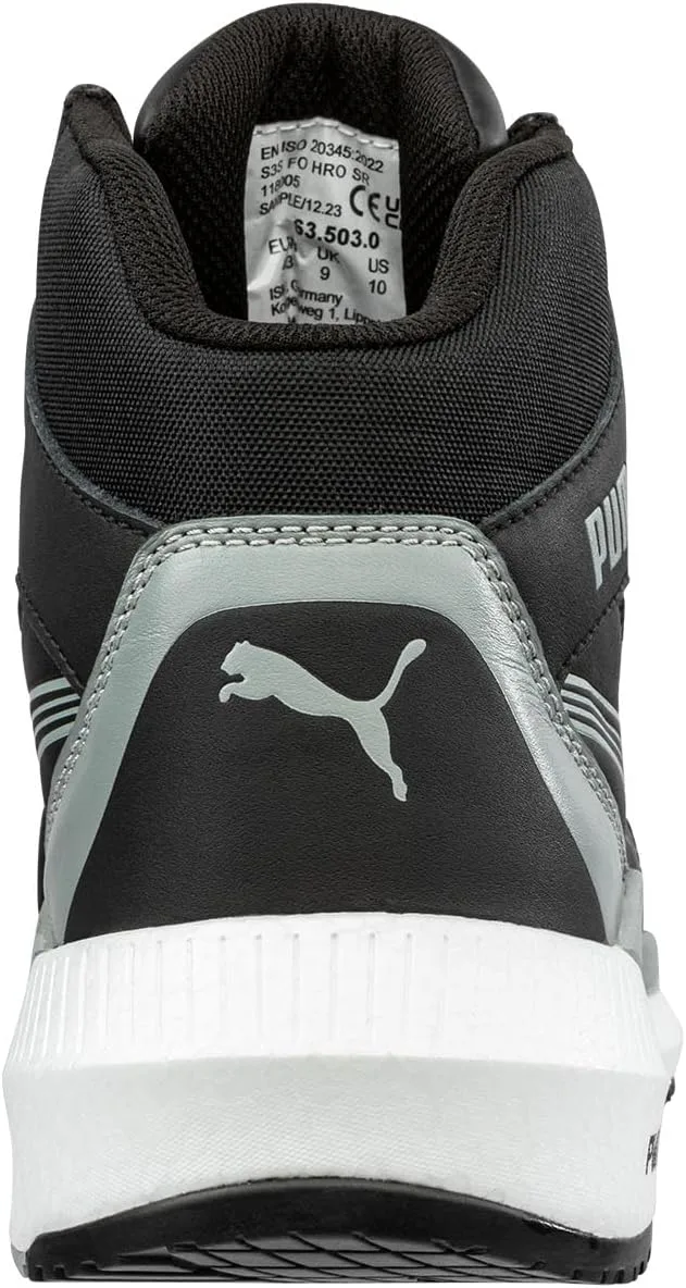 Мужские защитные кроссовки PUMA Zoom MID S3S ESD, защитный носок, противоскользящая подошва, легкие, черный — фото 4