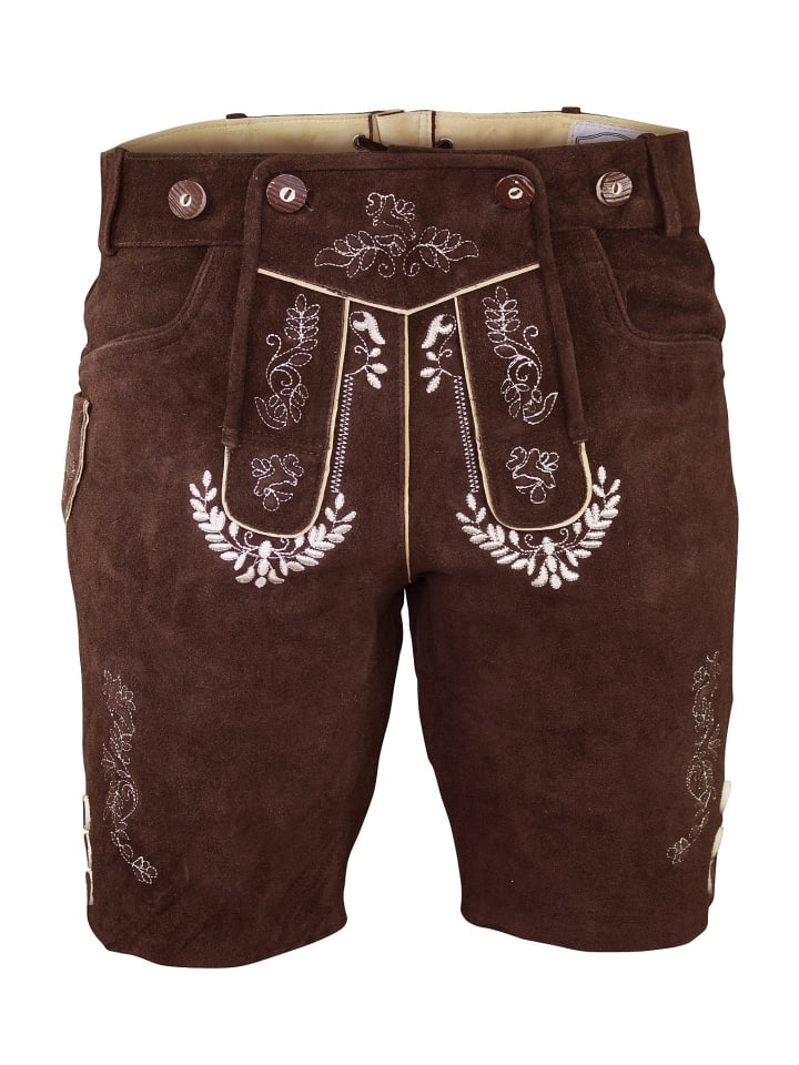 

Edelnice Кожаные брюки темно-коричневого цвета