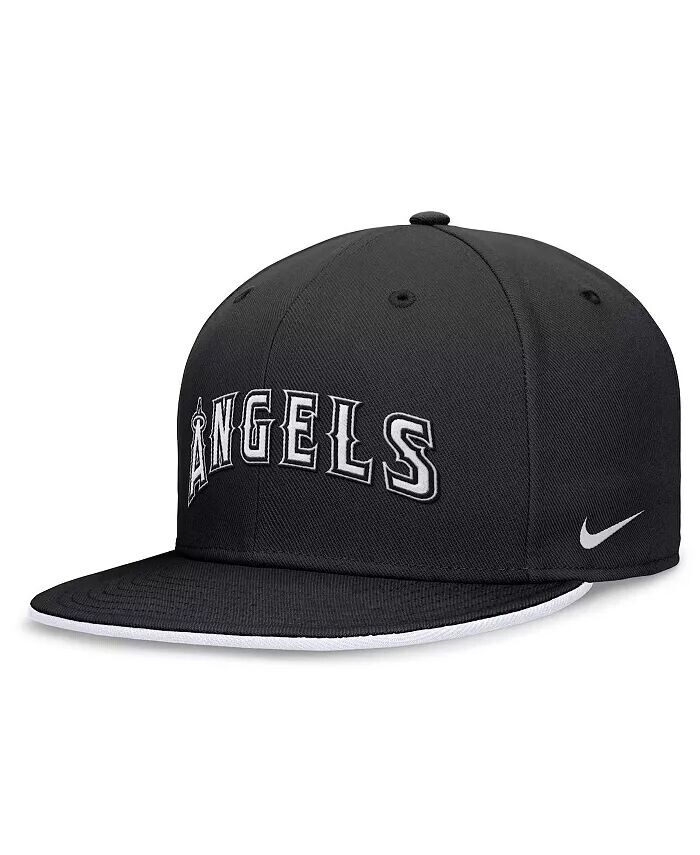 

Мужская черная приталенная шляпа Los Angeles Angels Primetime True Performance Nike, черный