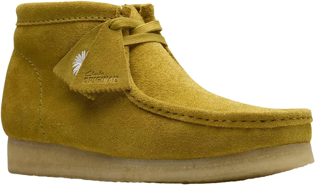 Мужские ботинки Clarks Originals Wallabeecup Bt, оливковый — фото 3