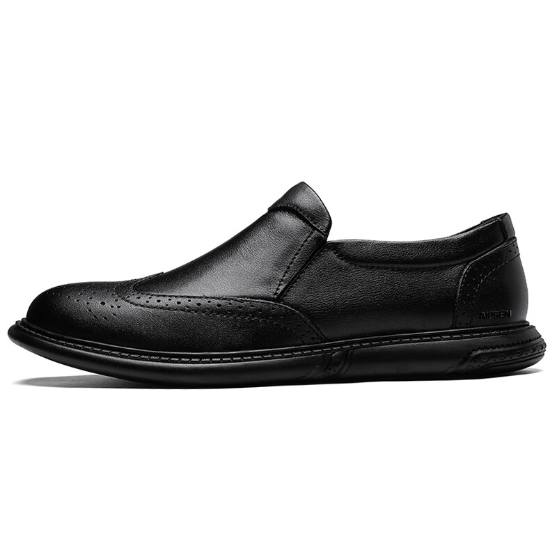 

Туфли мужские Men"s Casual Men Low-Top Aipsen, цвет Black Smooth Finish