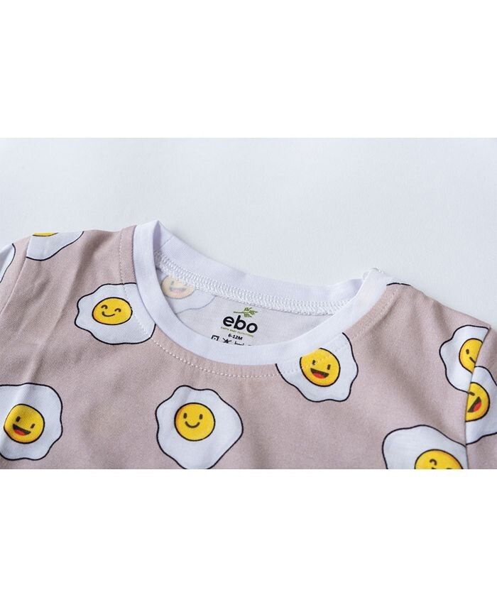 Комбинезон с короткими рукавами для мальчиков и девочек Earth Baby Outfitters, серебро — фото 3