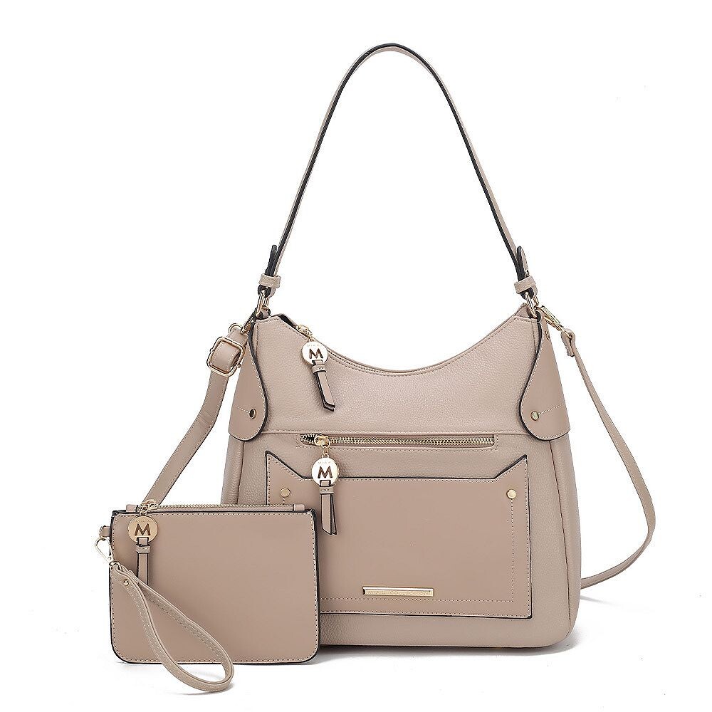 

Женская сумка-хобо через плечо и клатч MKF Collection Maeve от Mia K, цвет Taupe, Коричневый, Женская сумка-хобо через плечо и клатч MKF Collection Maeve от Mia K, цвет Taupe