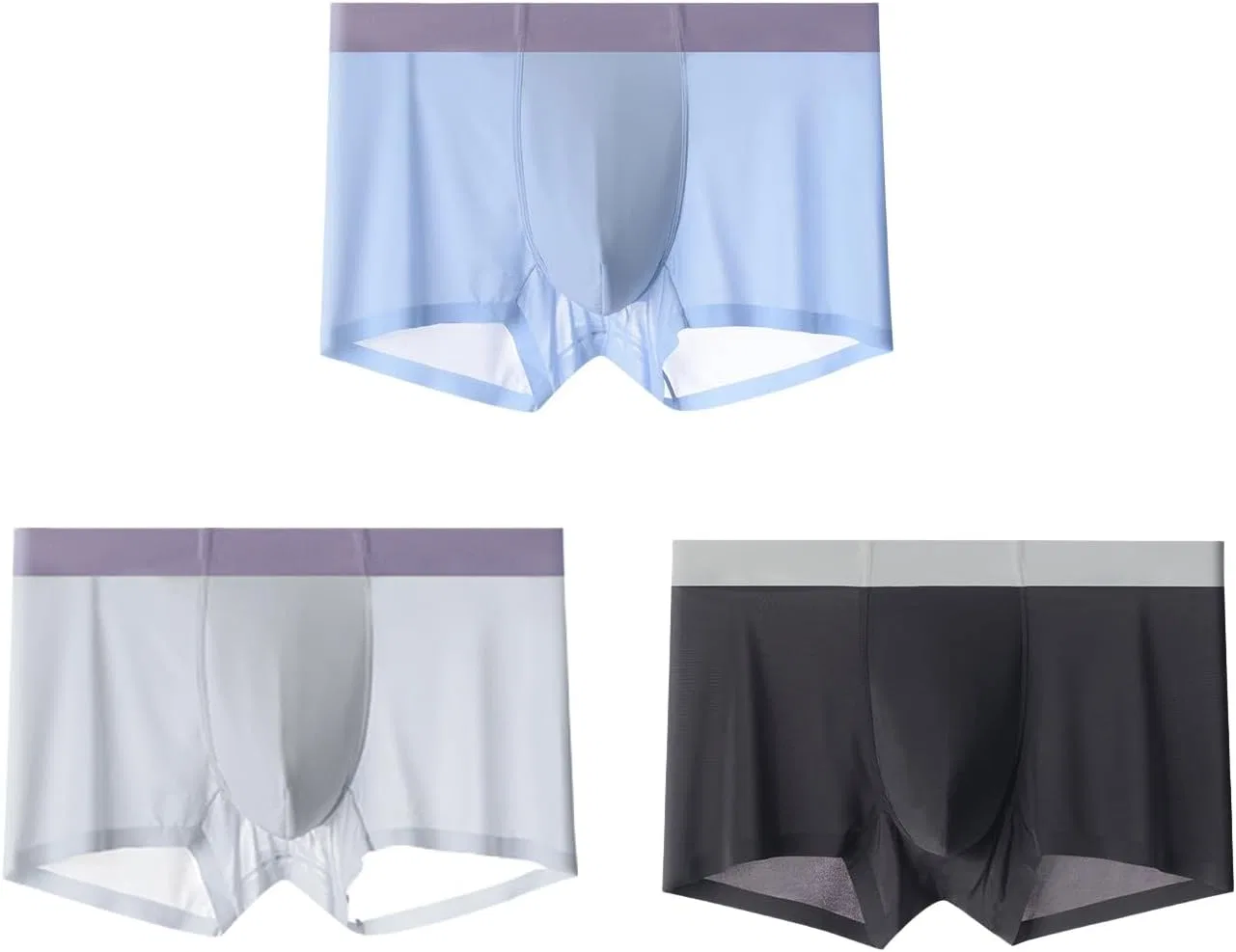Боксеры дышащие, быстро сохнущие, 3pcs Mixed Color 03