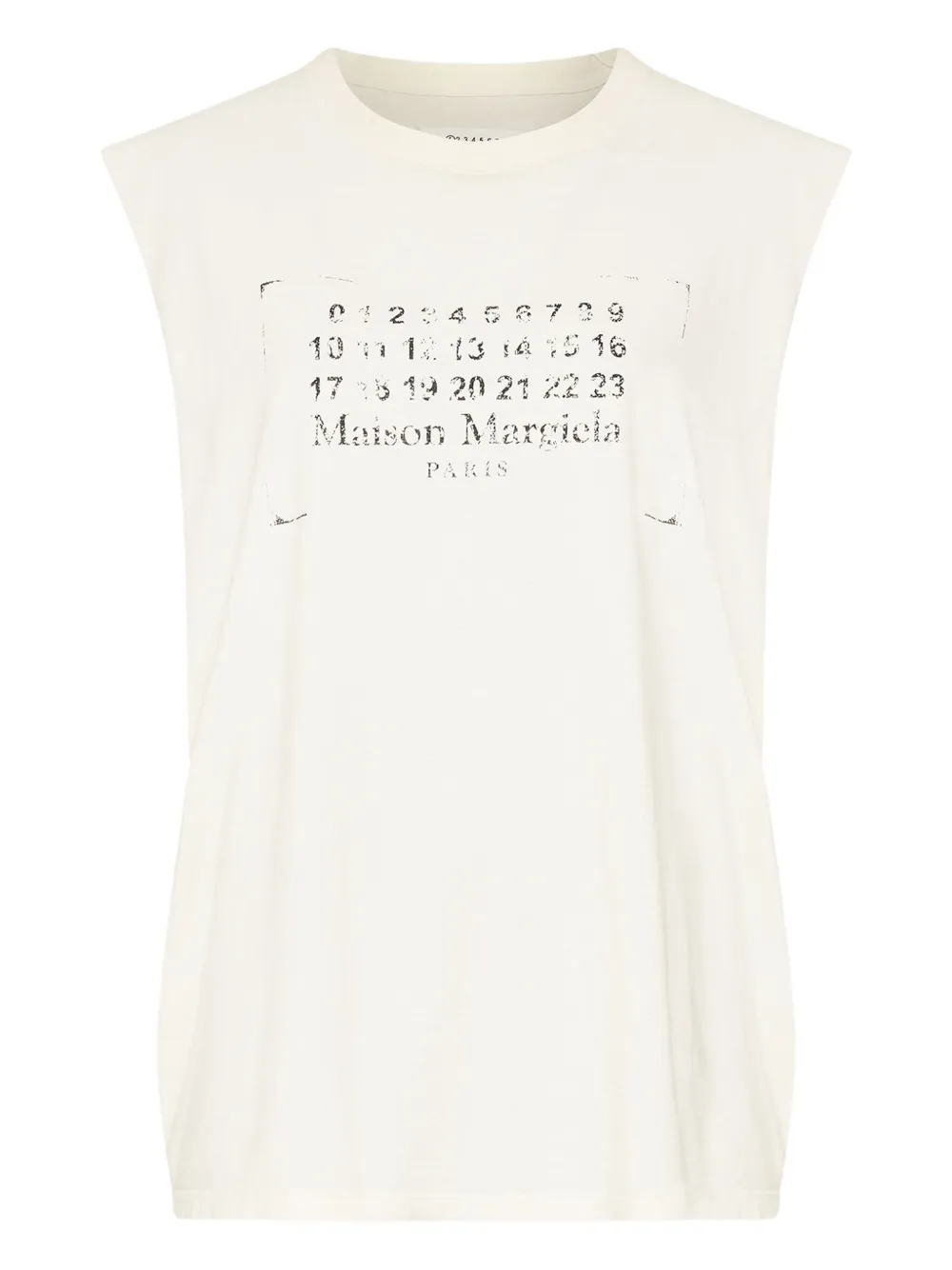 

Топ без рукавов MAISON MARGIELA, белый