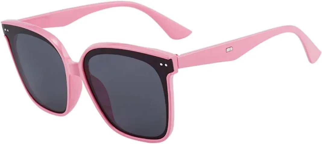 

Модные квадратные очки в крупной оправе, визуально стройнящие фигуру, в уличном стиле. Универсальные солнцезащитные очки для мужчин и женщин UATXTAU, Pink