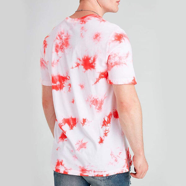 Футболка tie dye logo printing splash ink short sleeve pink Nike, розовый — фото 4