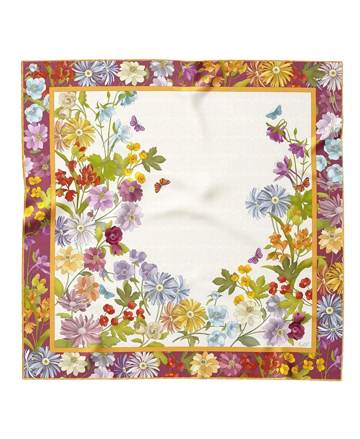 

Карлотта - Женский шарф из шелка ручной работы Elizabetta, красный