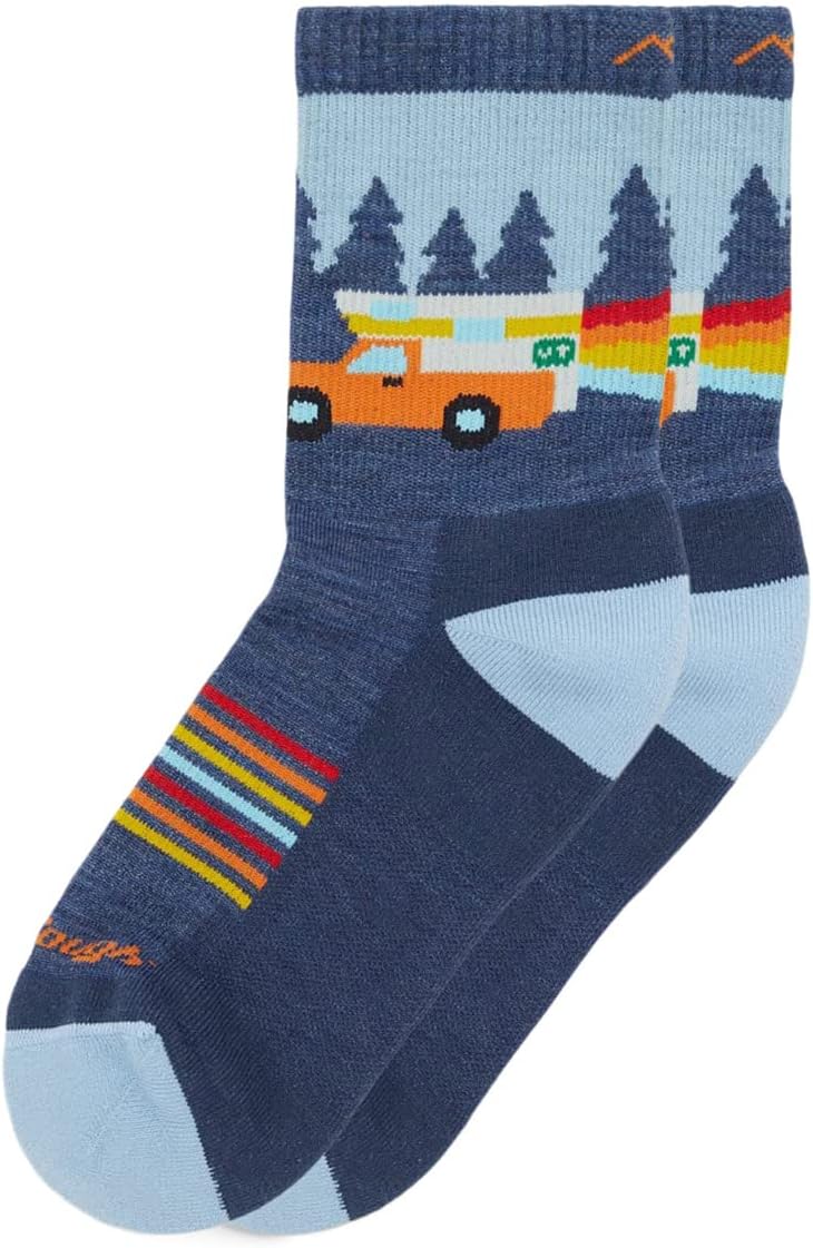 

Носки Darn Tough Vermont Van Wild Micro Crew Lightweight with Cushion, цвет Denim