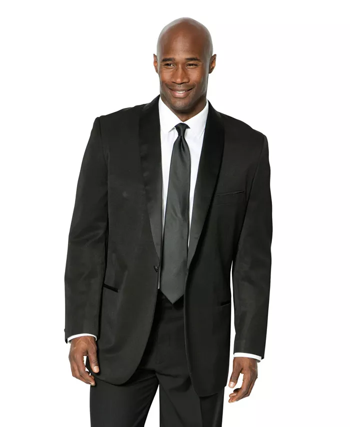 

Мужской пиджак-смокинг Big & Tall KS Signature Collection Kingsize, черный