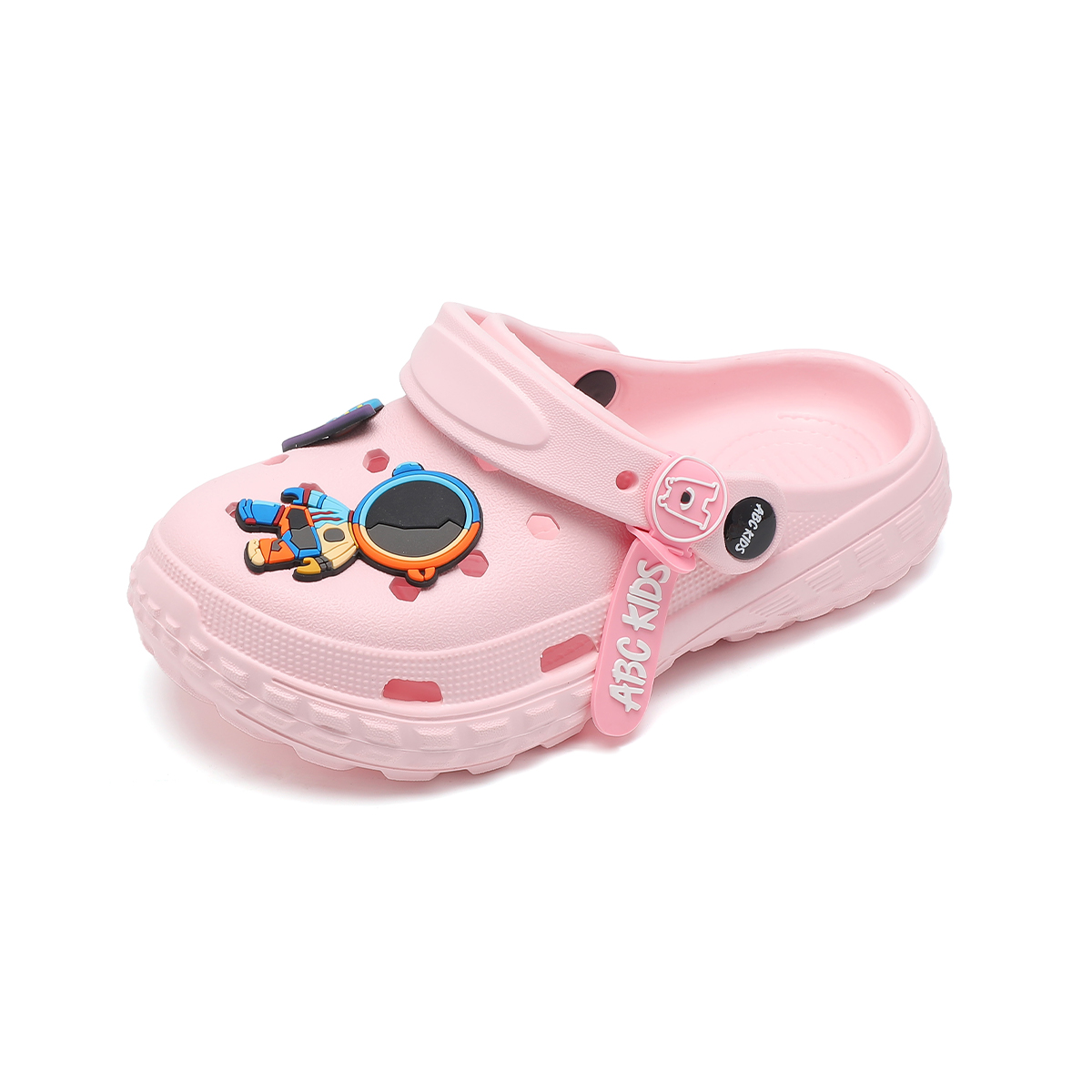 

Детские нескользящие противоударные дышащие легкие тапочки с амортизацией ABC KIDS, розовый