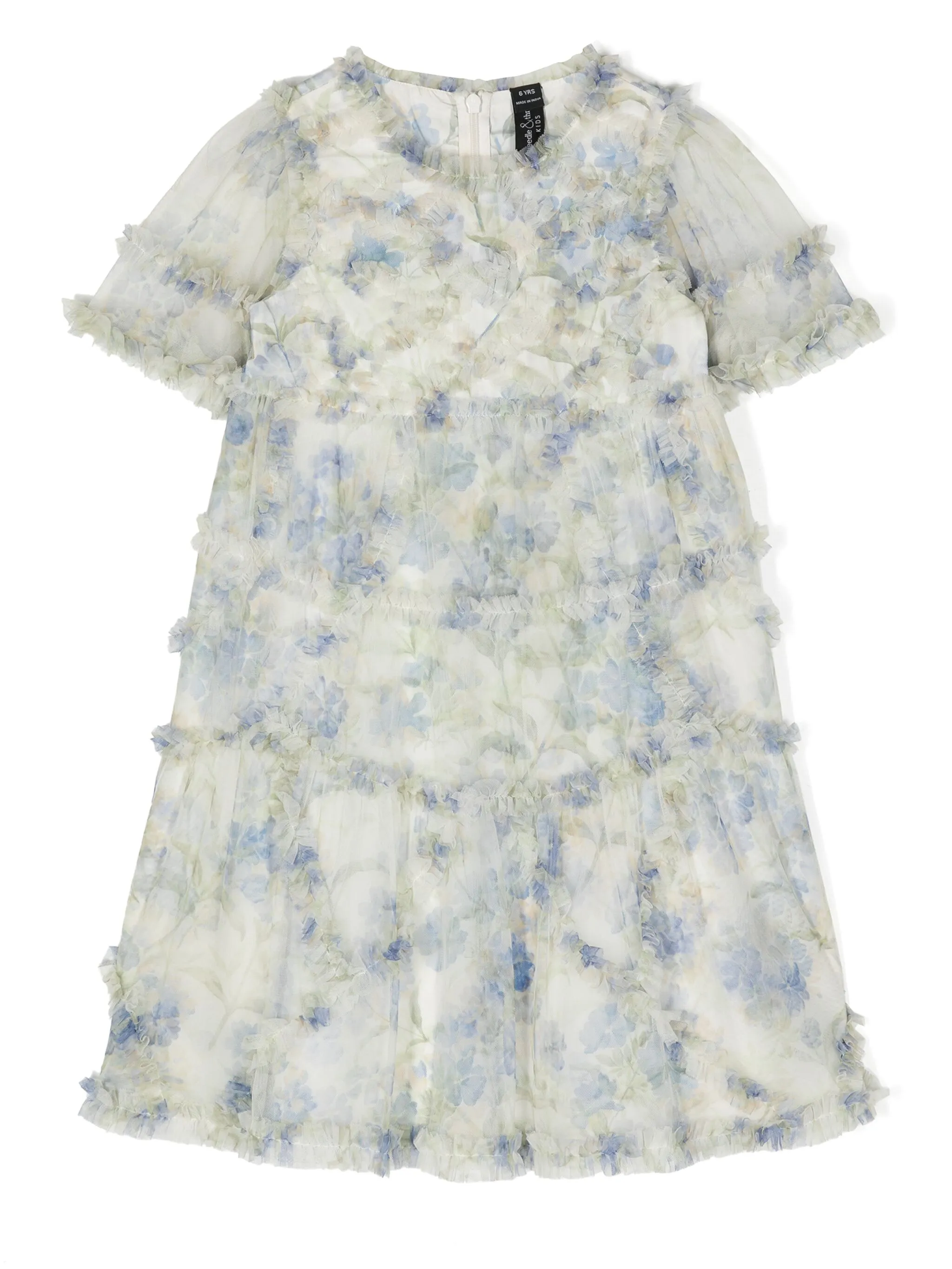 

Платье Summer Posy Maeve с оборками Needle & Thread Kids, зеленый