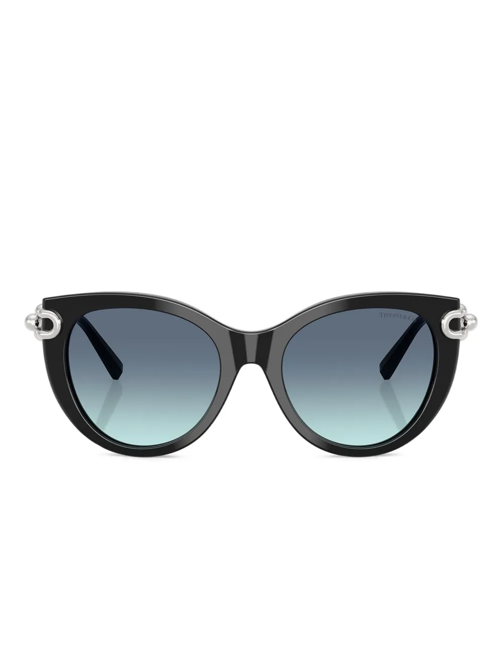 

Солнцезащитные очки в оправе 'кошачий глаз' Tiffany & Co Eyewear, черный