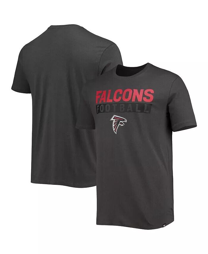 

Мужская темно-серая футболка Atlanta Falcons Dark Ops Super Rival '47 Brand