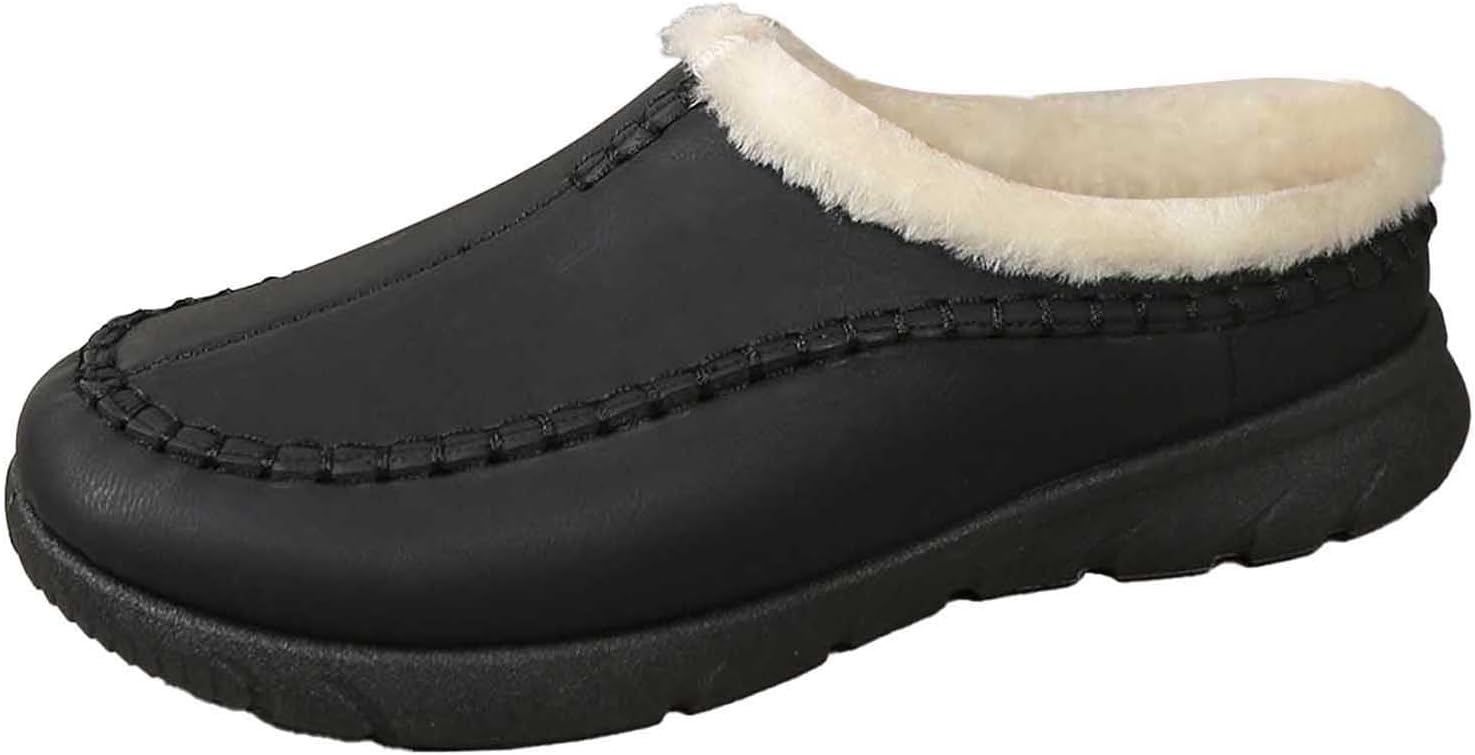 

Мужские тапочки с ультрамягкой пенной подошвой, для дома и улицы, удобная обувь с нескользящей мягкой подошвой, повседневная обувь на осень и зиму Generic, черный