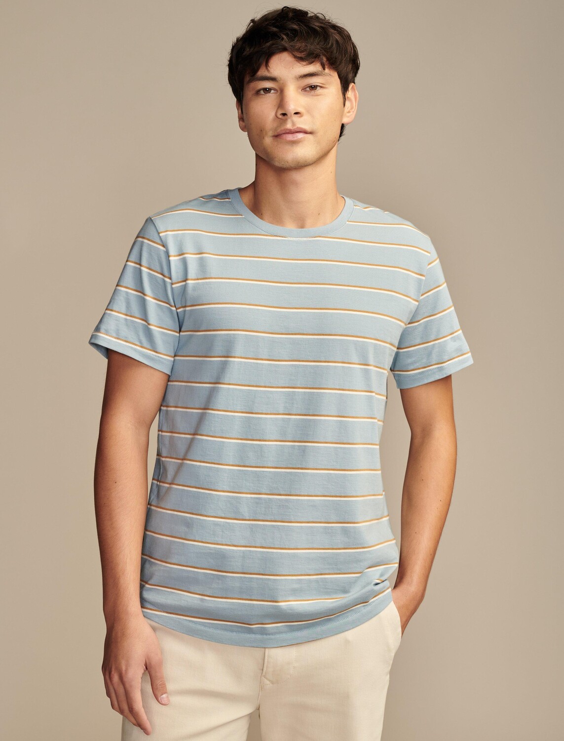 

Мужская футболка с круглым вырезом Lucky Brand Supima, синий