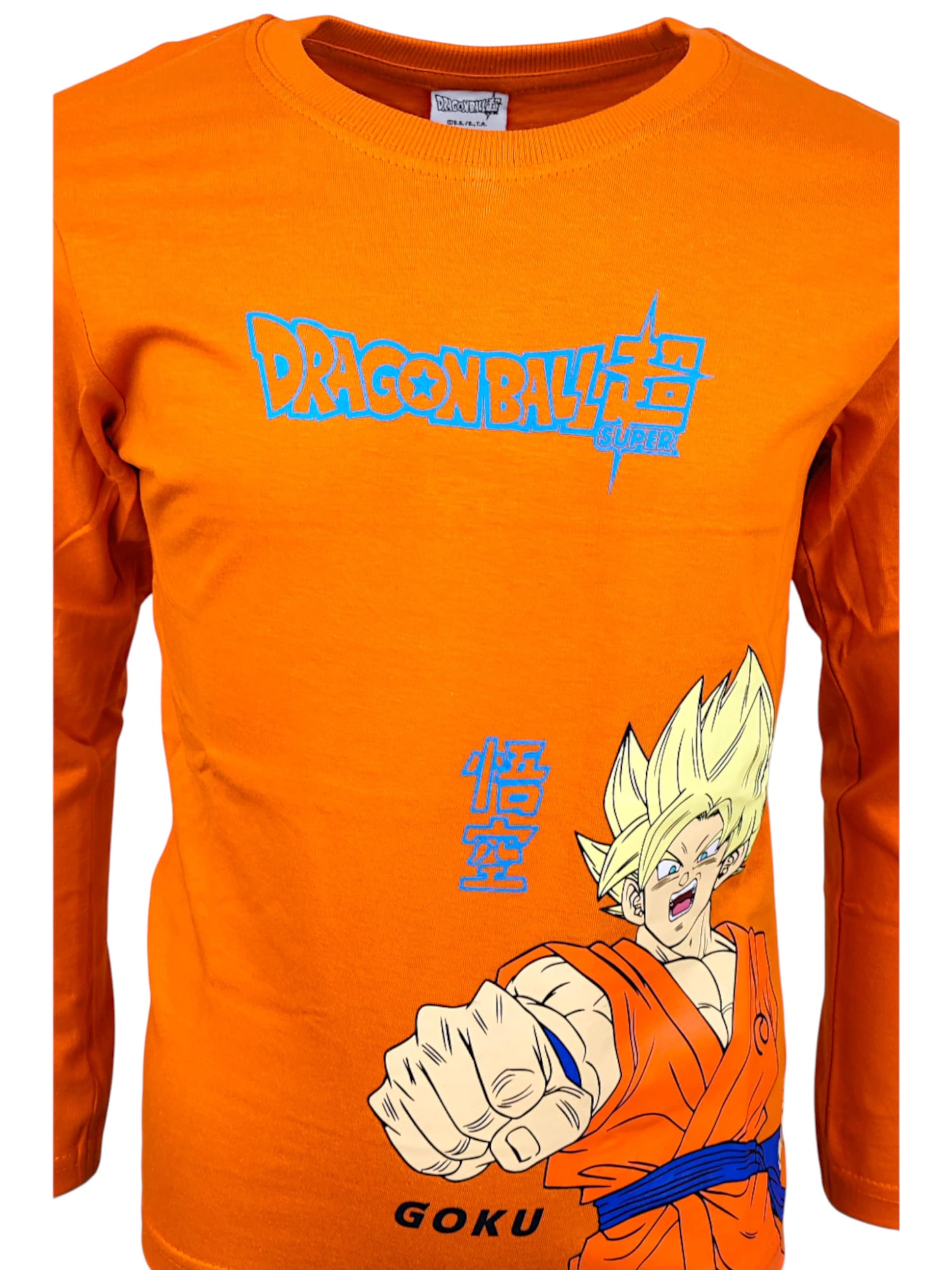 Dragon Ball Лонгслив 'Son Goku' в оранжевом цвете — фото 2