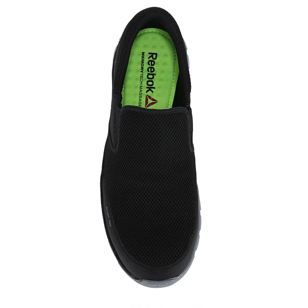 Рабочие ботинки с амортизацией Sublite и защитным алюминиевым носком Reebok Work, black mesh — фото 3