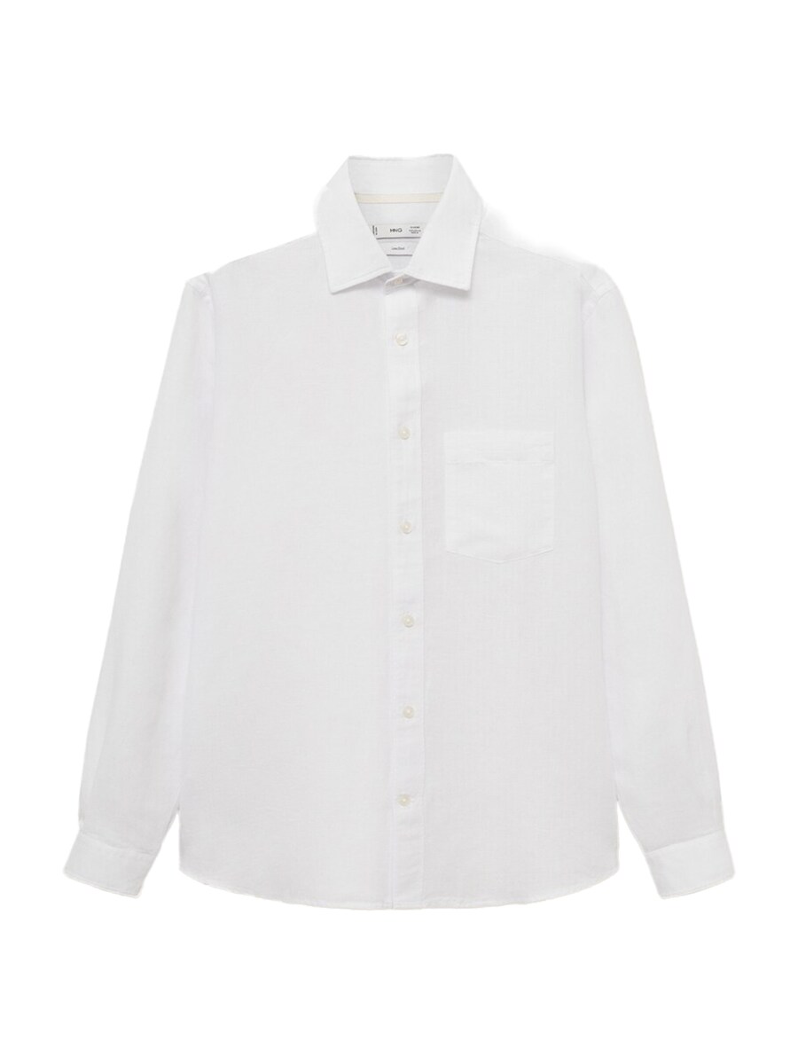 

Рубашка на пуговицах классического кроя MANGO MAN AVISPA, White