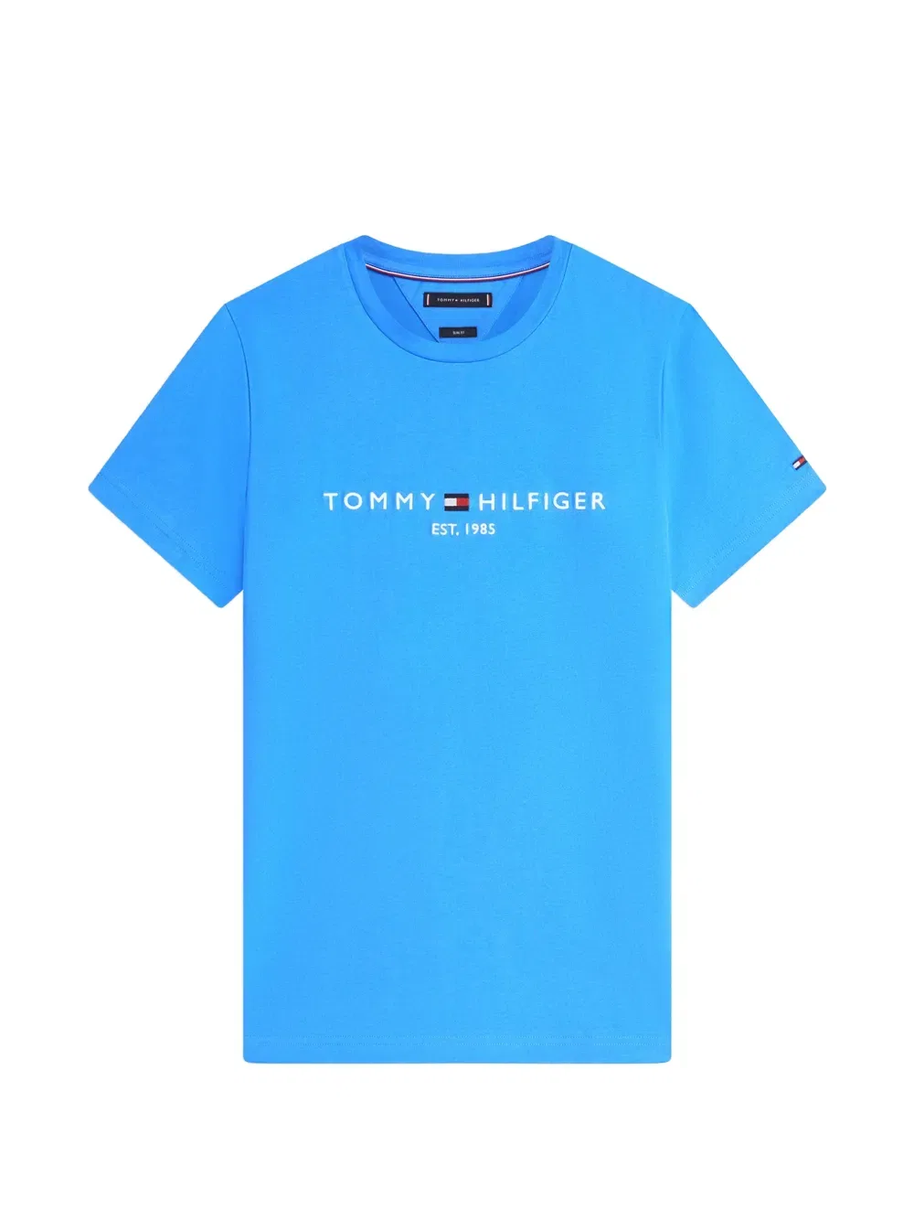 Футболка с логотипом на груди Tommy Hilfiger, синий