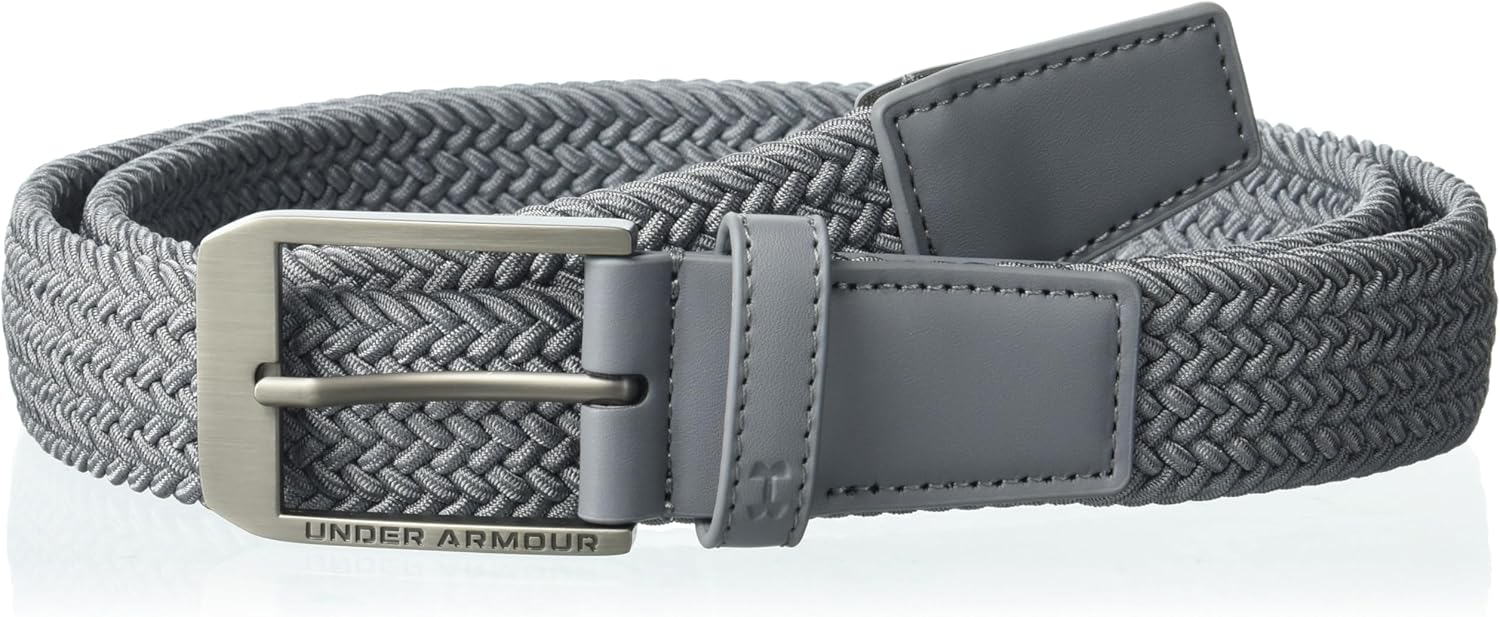 

Мужской плетеный гольф-пояс Under Armour, (035) Steel/Steel