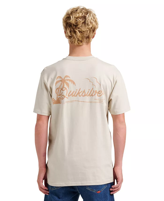 

Мужская футболка Island Vibin Quiksilver, серебряный