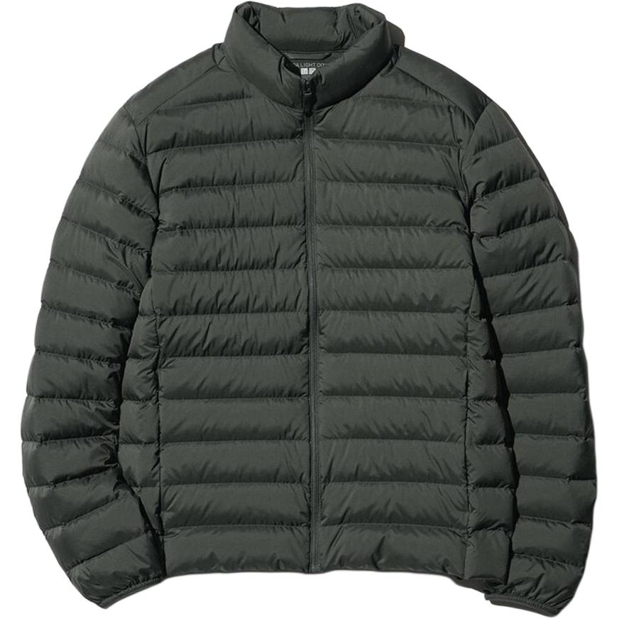 

UNIQLO Пуховик мужской темно-оливковый, Зеленый, UNIQLO Пуховик мужской темно-оливковый