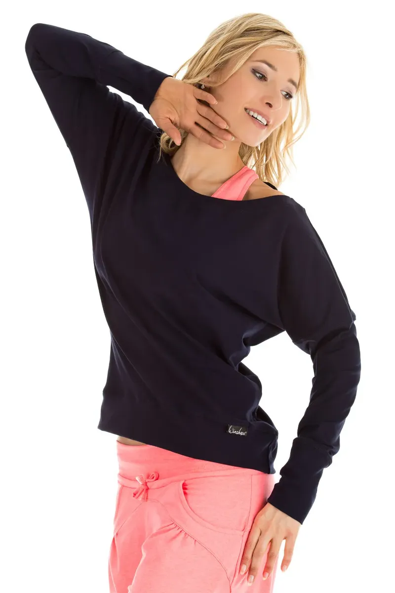 

Рубашка оверсайз Winshape "Longsleeve WS2", синий