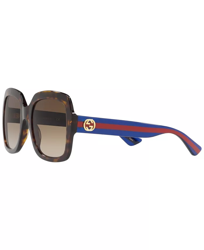 Женские солнцезащитные очки, GG0036SN Gucci, коричневый — фото 4