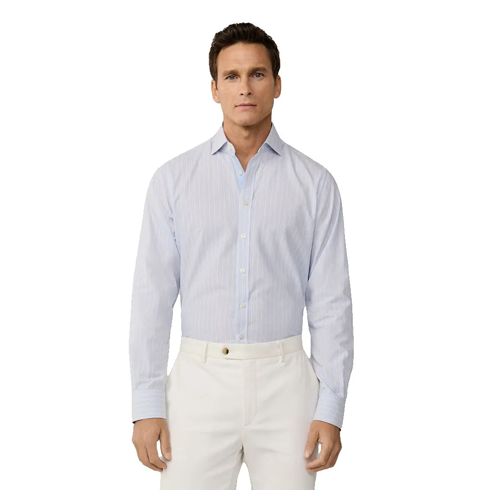 

Рубашка с длинным рукавом Hackett Hairline, белый