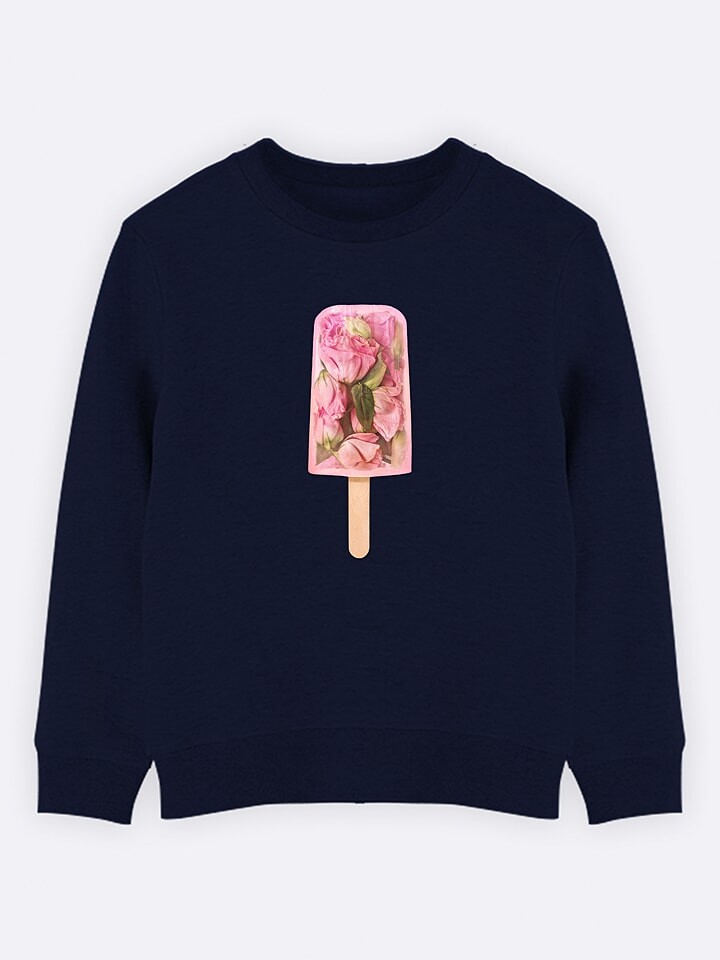 

Толстовка WOOOP Sweatshirt Floral Popsicle, темно-синий