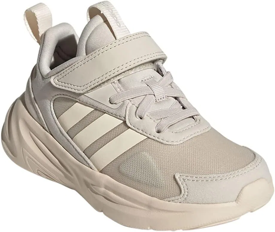 Детские кроссовки Adidas Unisex Kinder Ozelle EL KShoes - низкие (не для футбола), Alumina Wonder White Grey One — фото 4
