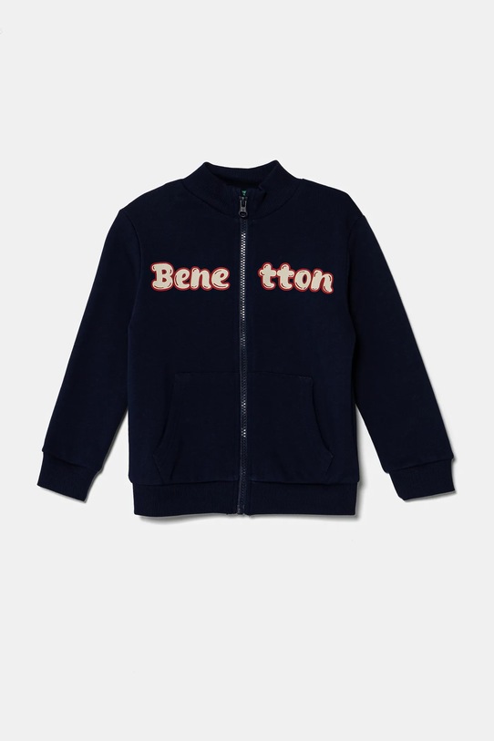 

Детская хлопковая толстовка United Colors Of Benetton, темно-синий