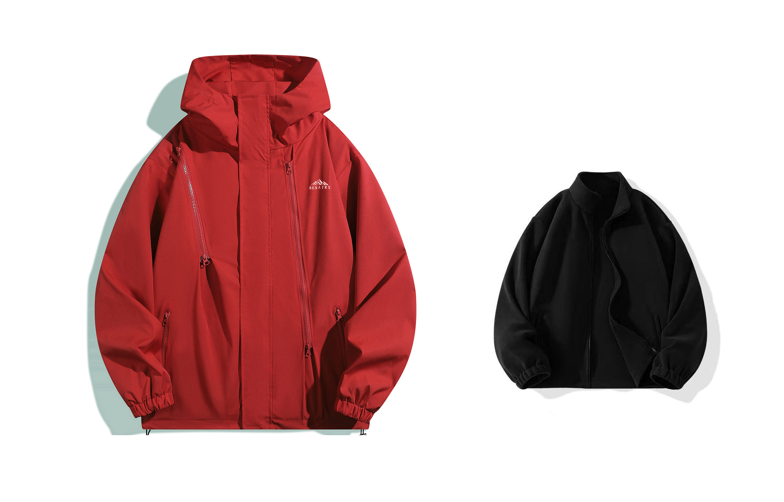 

BENATRY Куртка Unisex, Red (with Liner)