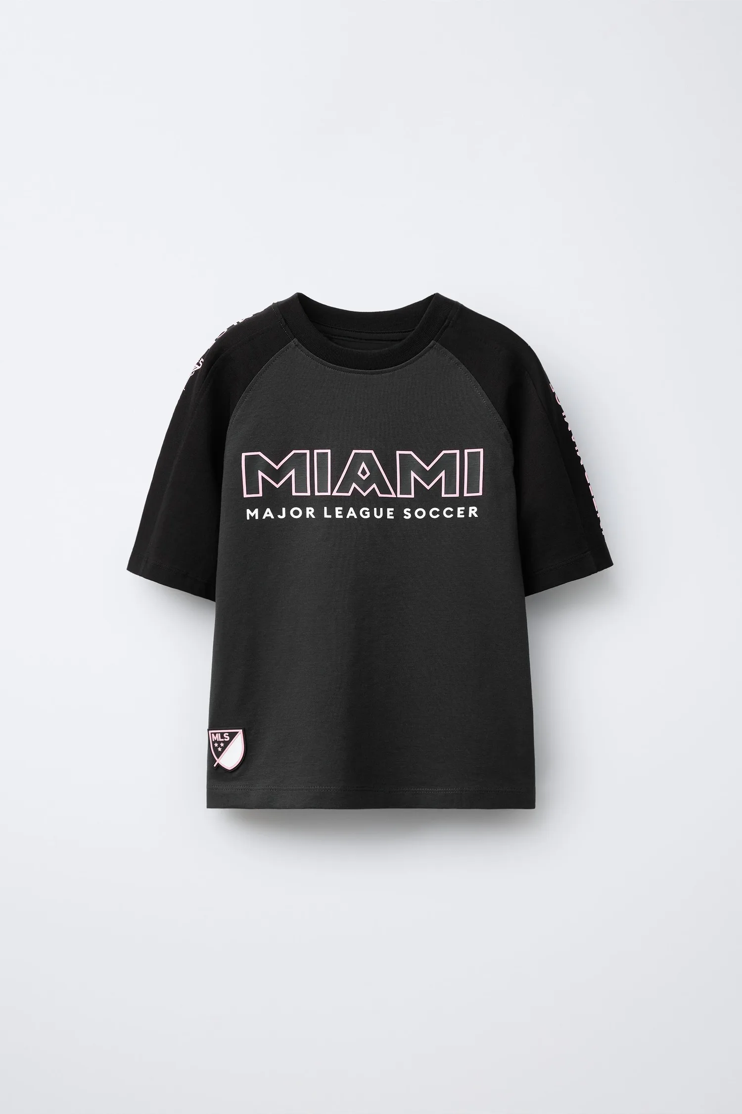 Футболка inter miami cf mls Zara, черный