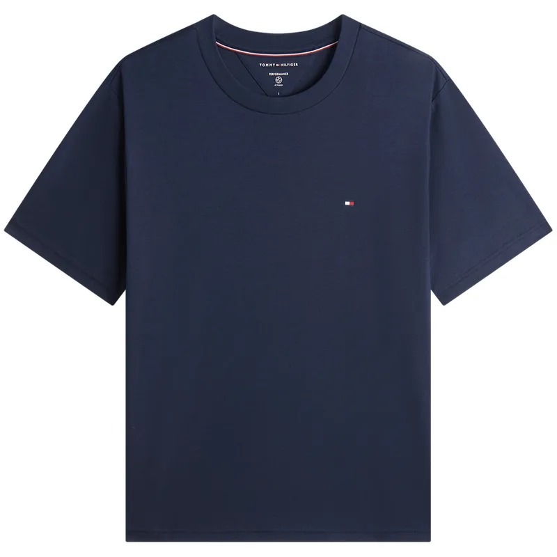 Футболка мужская с круглым вырезом Tommy Hilfiger, Ecru Z00 — фото 3