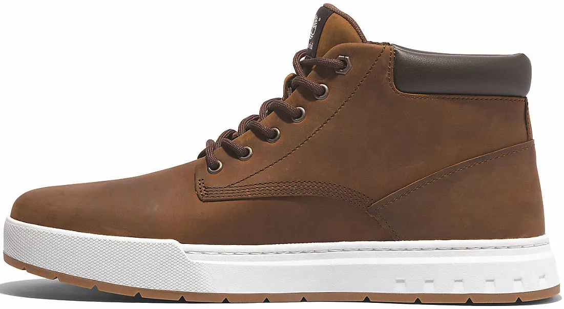 Мужские ботинки Timberland MAPLE GROVE кожаные на шнуровке, коричневый — фото 3