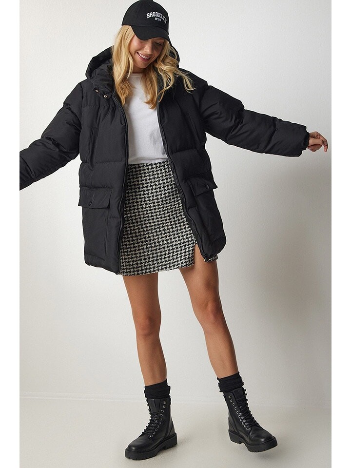 

Пуховик Happiness Istanbul Winterjacke, черный