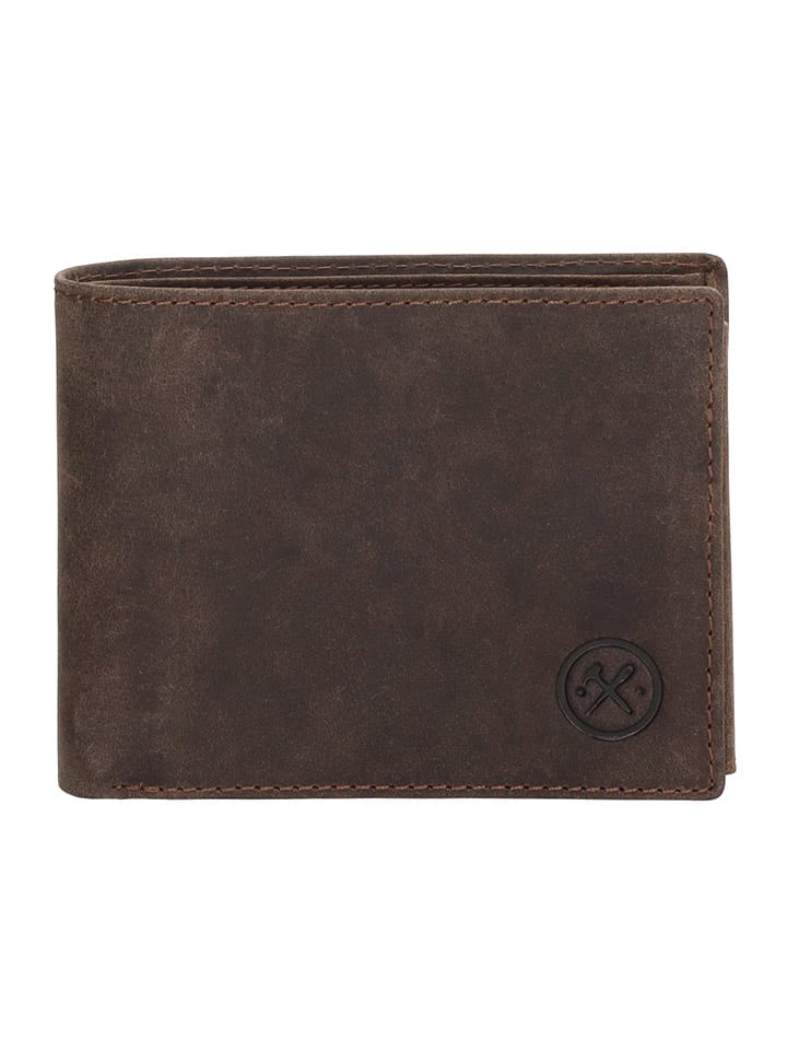 

Кошелек HIDE & STITCHES, цвет braun - (b)12 x (h)9,5 x (t)2 cm