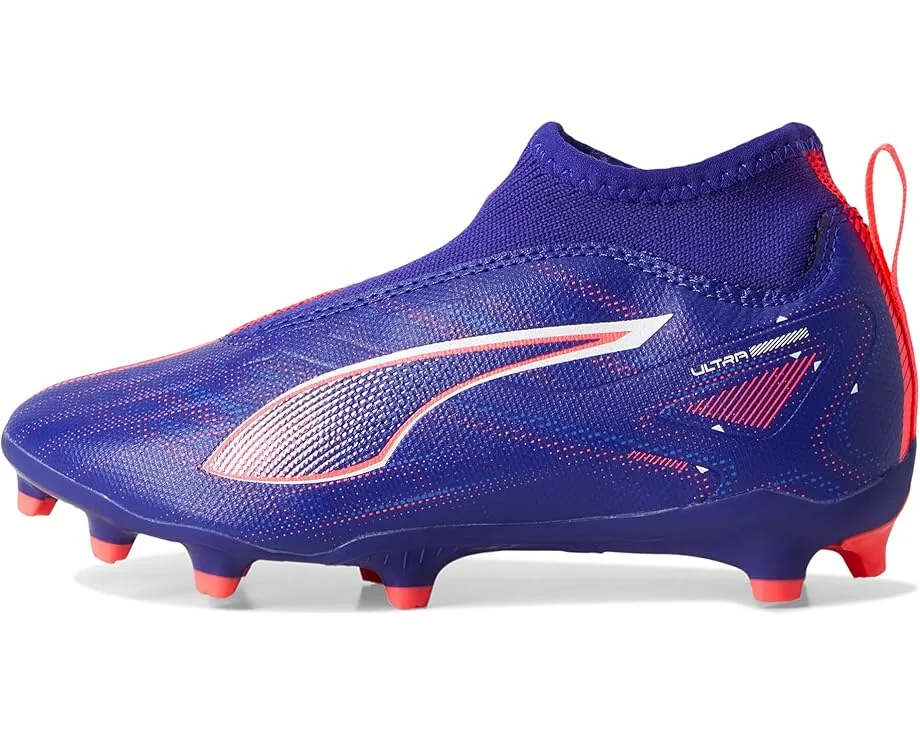 Кроссовки PUMA Kids Ultra Match Laceless Firm Artificial Ground (Little Kid/Big Kid), Lapis Lazuli/PUMA White/Sunset Glow — фото 4