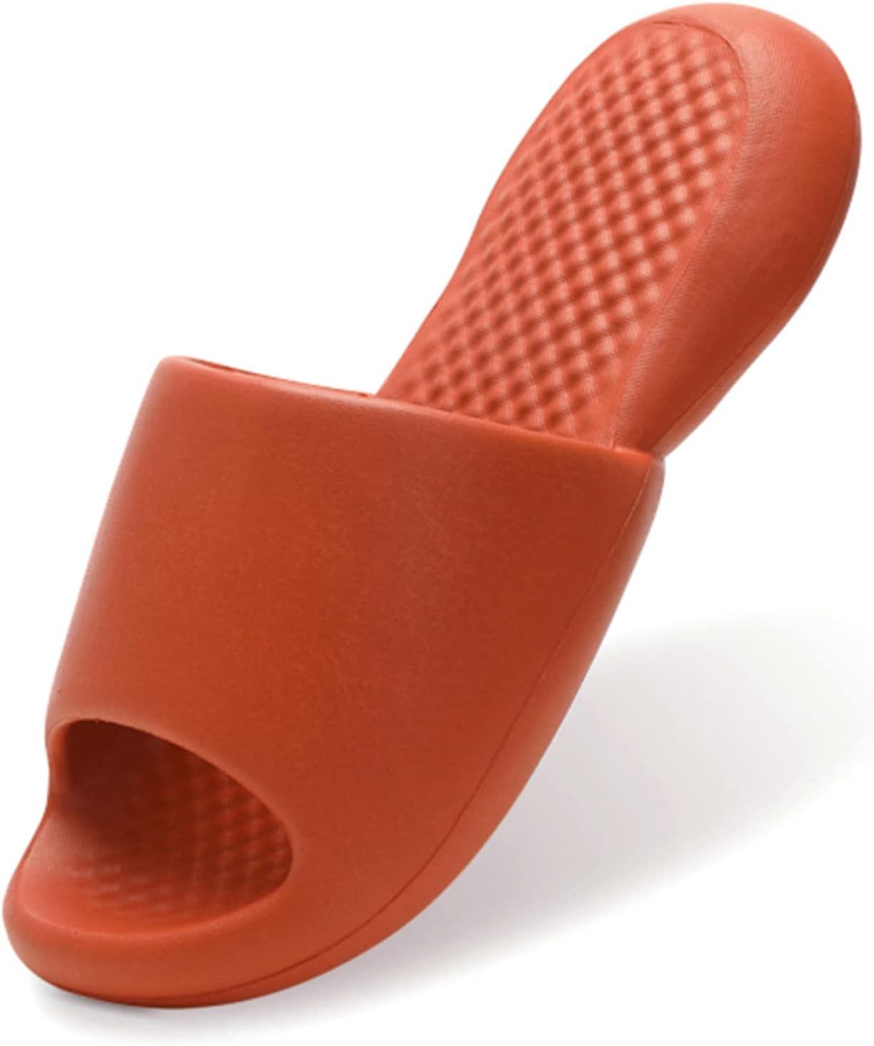 

Элегантные домашние тапочки для женщин и мужчин, быстросохнущие, нескользящие, с открытым носком, на толстой подошве, серые Stunner