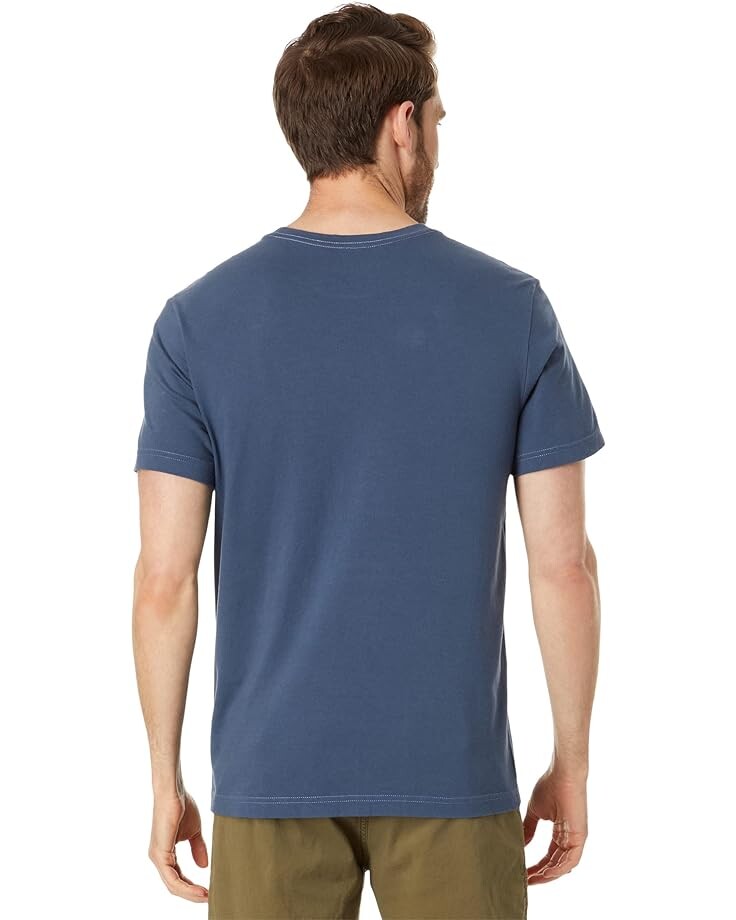 

Футболка Life is Good Concentric Short Sleeve Crusher Tee, цвет Darkest Blue