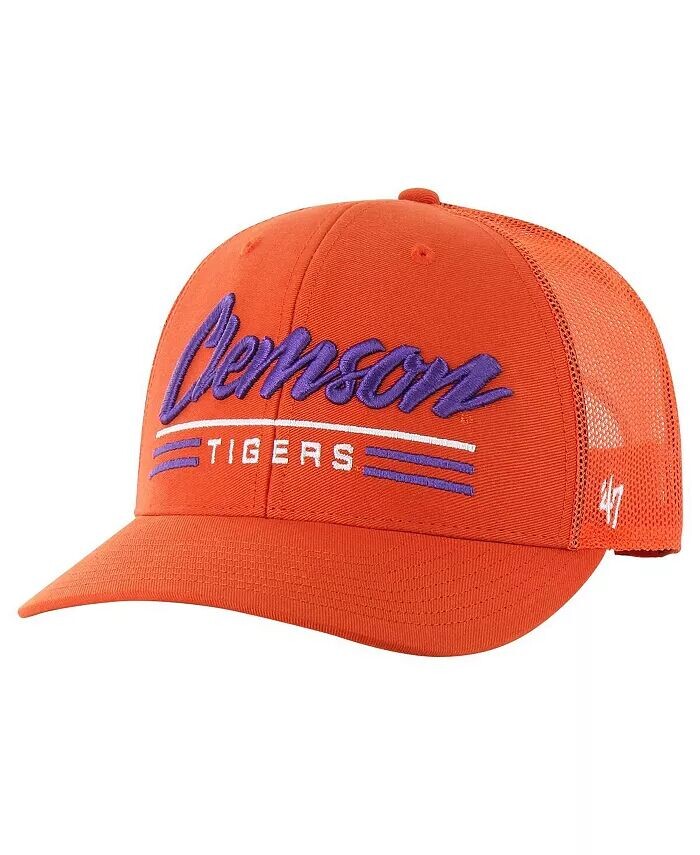 

Мужская оранжевая регулируемая кепка Clemson Tigers Garner Trucker '47 Brand