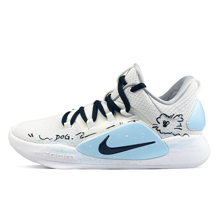 

Баскетбольные кроссовки Hyperdunk X мужские с низким верхом, синие/черные Nike