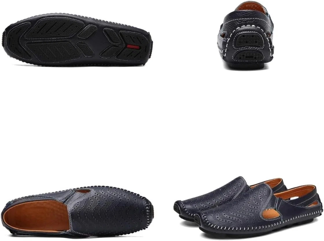 Мужские лоферы, кожаные, мягкая подошва, модель Driving Penny Loafers, 04 — фото 4