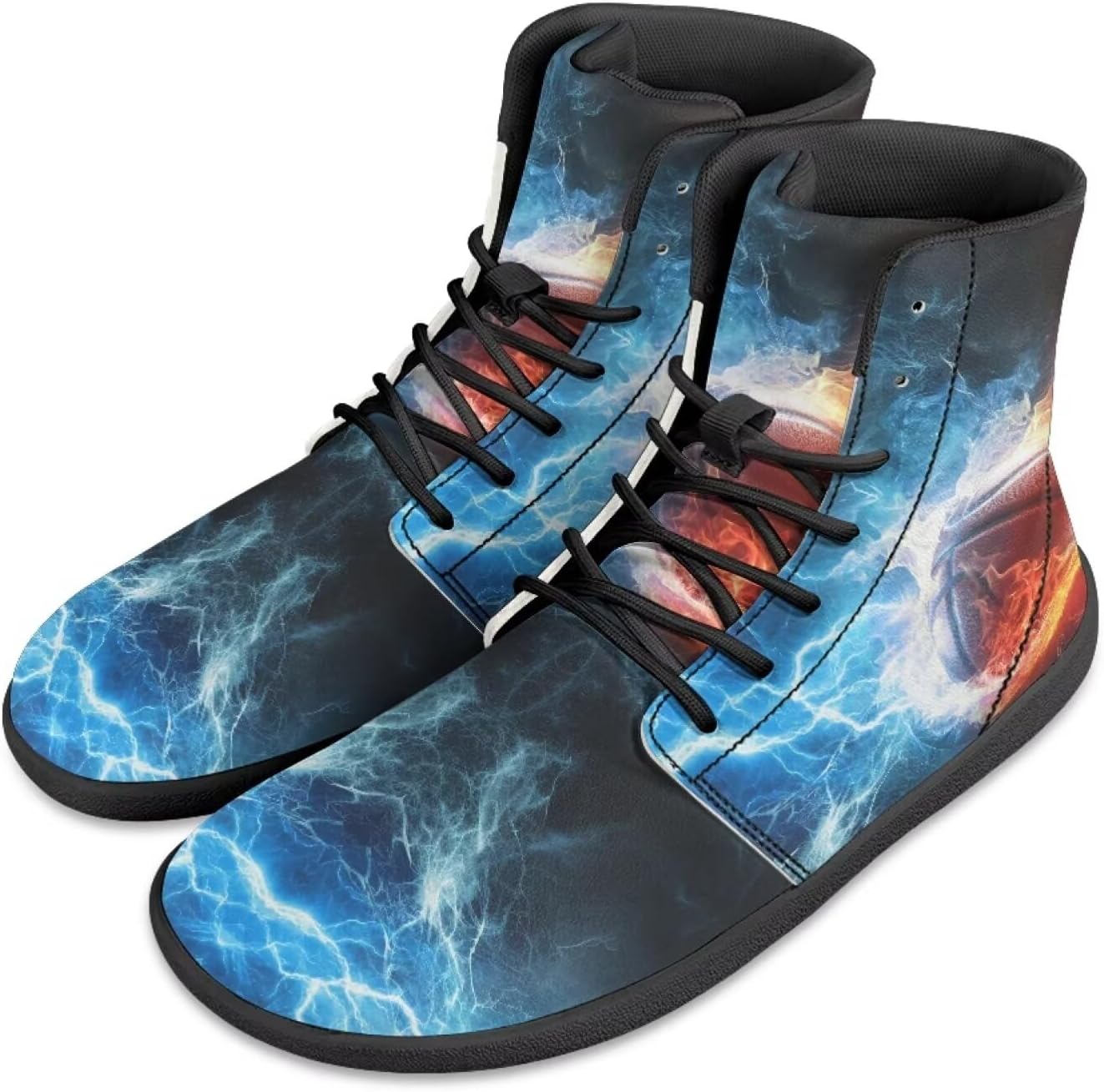 

Кроссовки на высокой подошве с принтом бабочек JoyLamoria Bling Bling, кожаные шнуровки, модные высокие кеды, босоножки, широкая колодка, стиль Y2K для девочек, Basketball