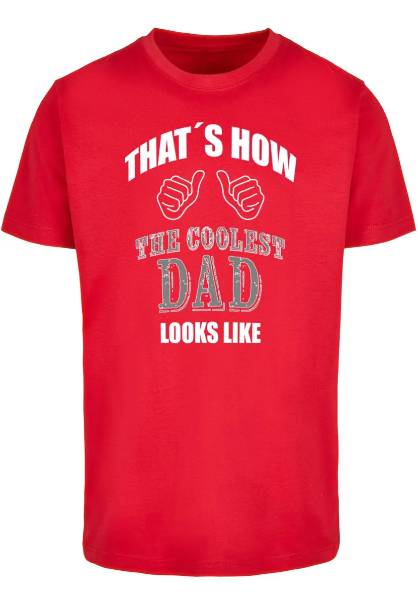 

Футболка Merchcode "Мужская футболка Merchcode Coolest Dad с круглым вырезом", красный